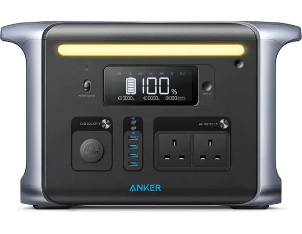 ANKER SOLIX F1200 (PowerHouse 757) - 1229Wh 1500W - مولد طاقة محمول  1500 واط مع منافذ متعددة للشحن ومنفذين كهرباء من انكر