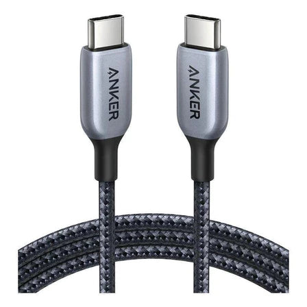 ANKER 765 C TO C NYLON CABLE 140W 6FT - كيبل تايب سي تايب سي 140 واط من انكر