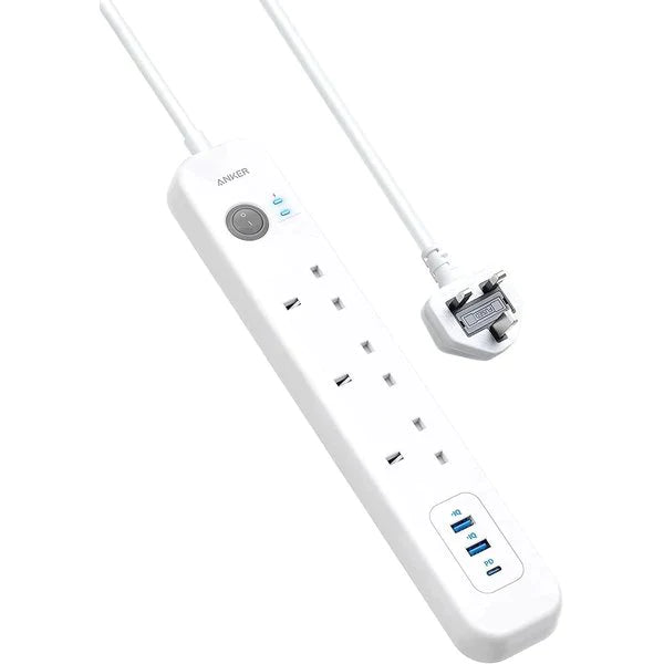 ANKER POWEREXTEND 3AC 2A 1C 30W STRIP - سيار كهربائي مع منافذ متعددة للشحن من انكر