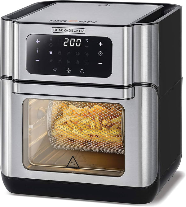 BLACK+DECKER Digital 12L/ 8KG Air Fryer Oven Digital - قلاية هوائية من بلاك اند ديكر