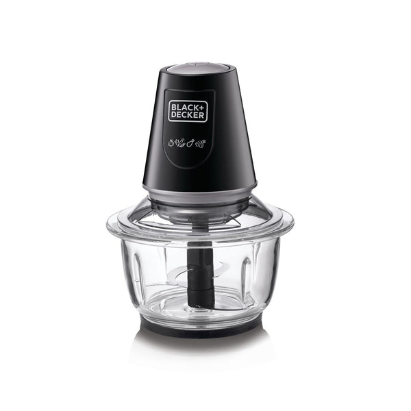 BLACK & DECKER Glass Chopper and Mincer with Pulse Function, 400W-مفرمة من بلاك اند ديكر