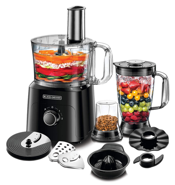 BLACK & DECKER 5-in-1 Food Processor- محضرة طعام من بلاك اند ديكر