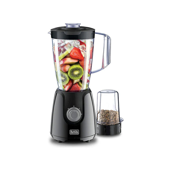 Black+Decker Blender With Grinder Mill Plus Extra Blender Jar-خلاط مع مطحنة من بلاك اند ديكر