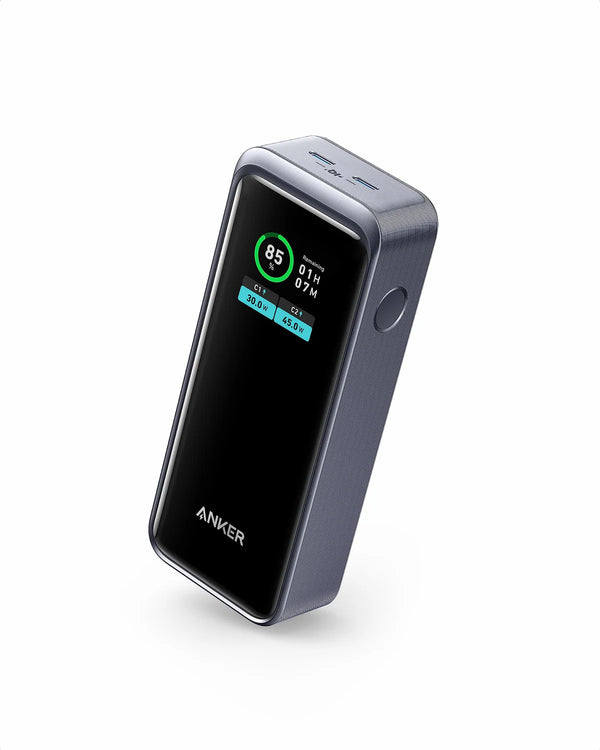 ANKER PRIME POWER BANK • 12,000 MAH • 2-PORT PORTABLE CHARGER • WITH 130W OUTPUT