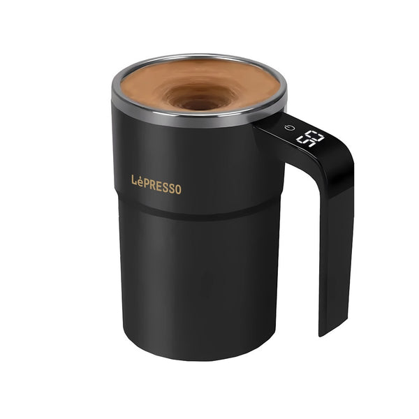 LePresso Stirmagic Auto Stirring Mug - Black