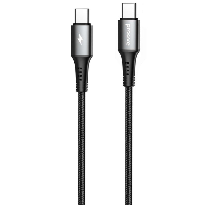 Proove Cable WireX Type-C to Type-C 60W 1m black كابل Proove WireX من ...
