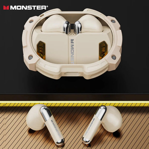 MONSTER XKT10 PRO WIRLESS HEADPHONE GAMING - سماعات للالعاب لاسلكية من مونستر