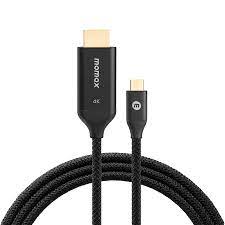 momax elitelink 2m usb-c to hdmi cable - تحويلة من تايب سي الى اج دي ام اي من موماكس