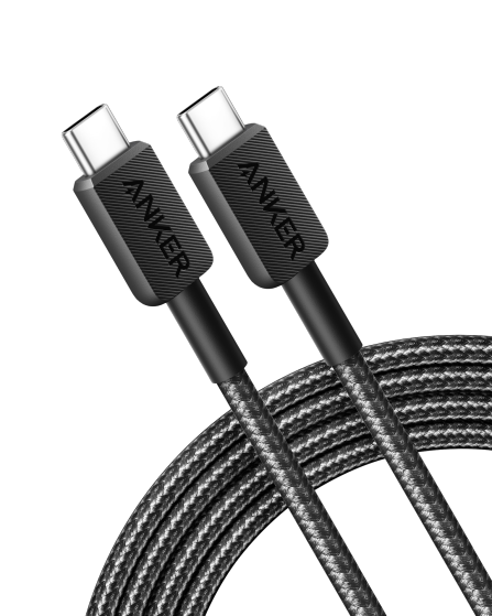 ANKER 322 USB-C TO USB-C CABLE (3FT/0.9M) BRAIDED