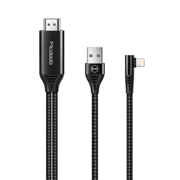 كيبل مكدودو  Mcdodo Lightning to HDMI cable مع وصلة USB