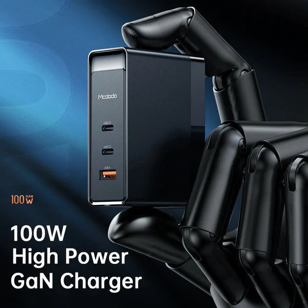 Mcdodo 100W GaN USB C Wall Charger- شاحن من مكدودو بقوة 100 واط