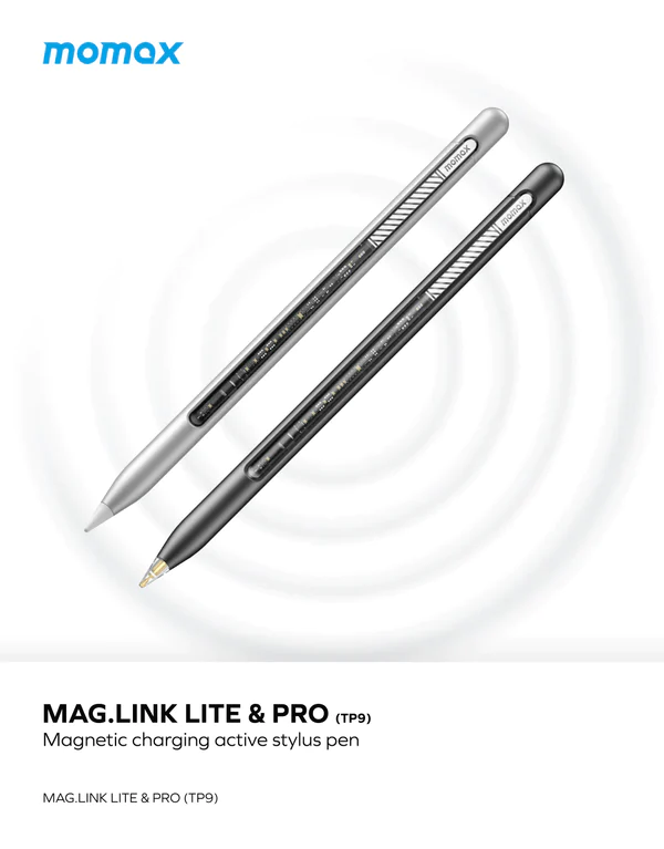 MOMAX Mag.Link Magnetic charging active stylus pen TP9- قلم موماكس تي بي 9